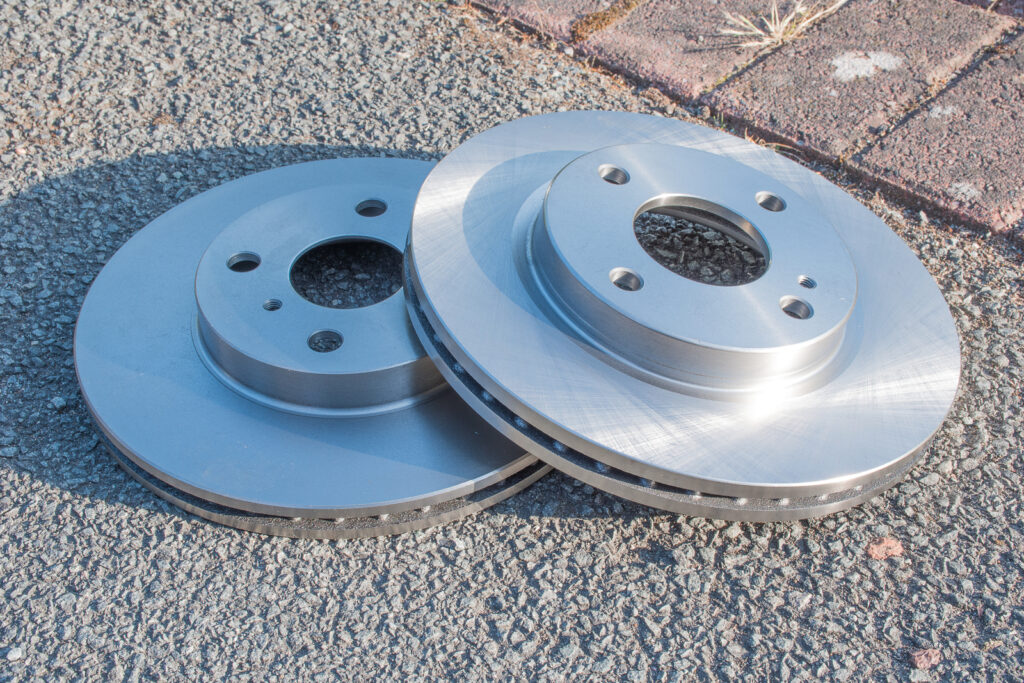 A pair of new brake disks