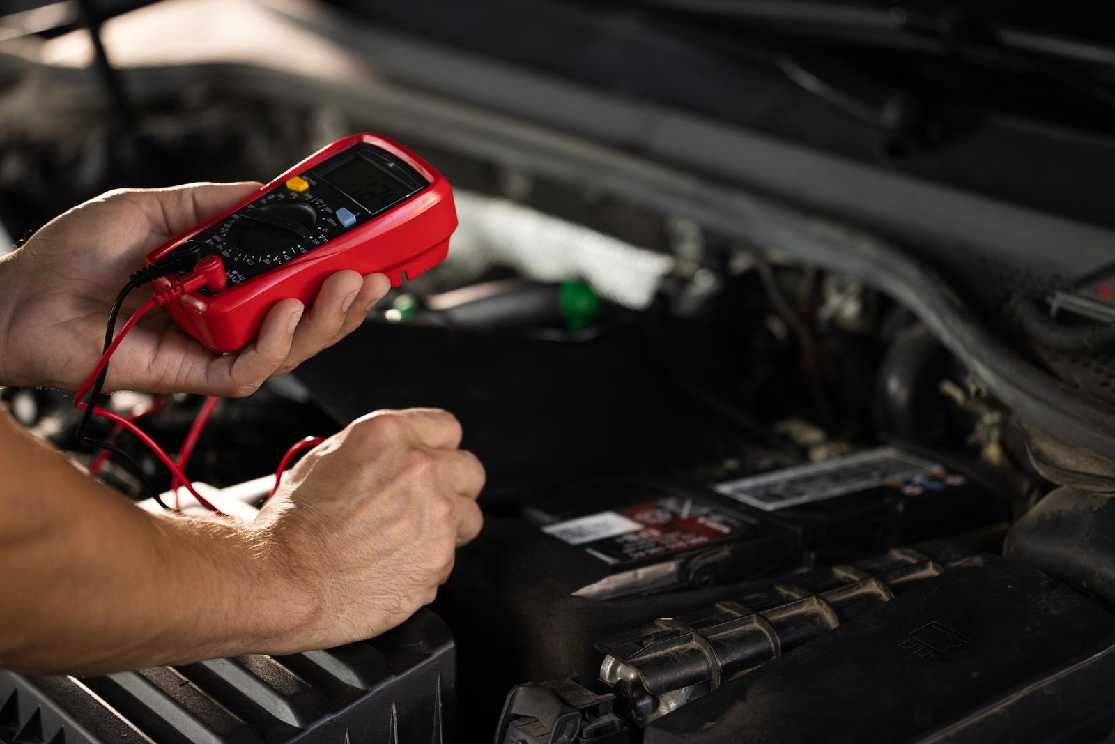 Checking the Voltage of a Car Battery