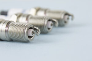 Close-up of spark plugs
