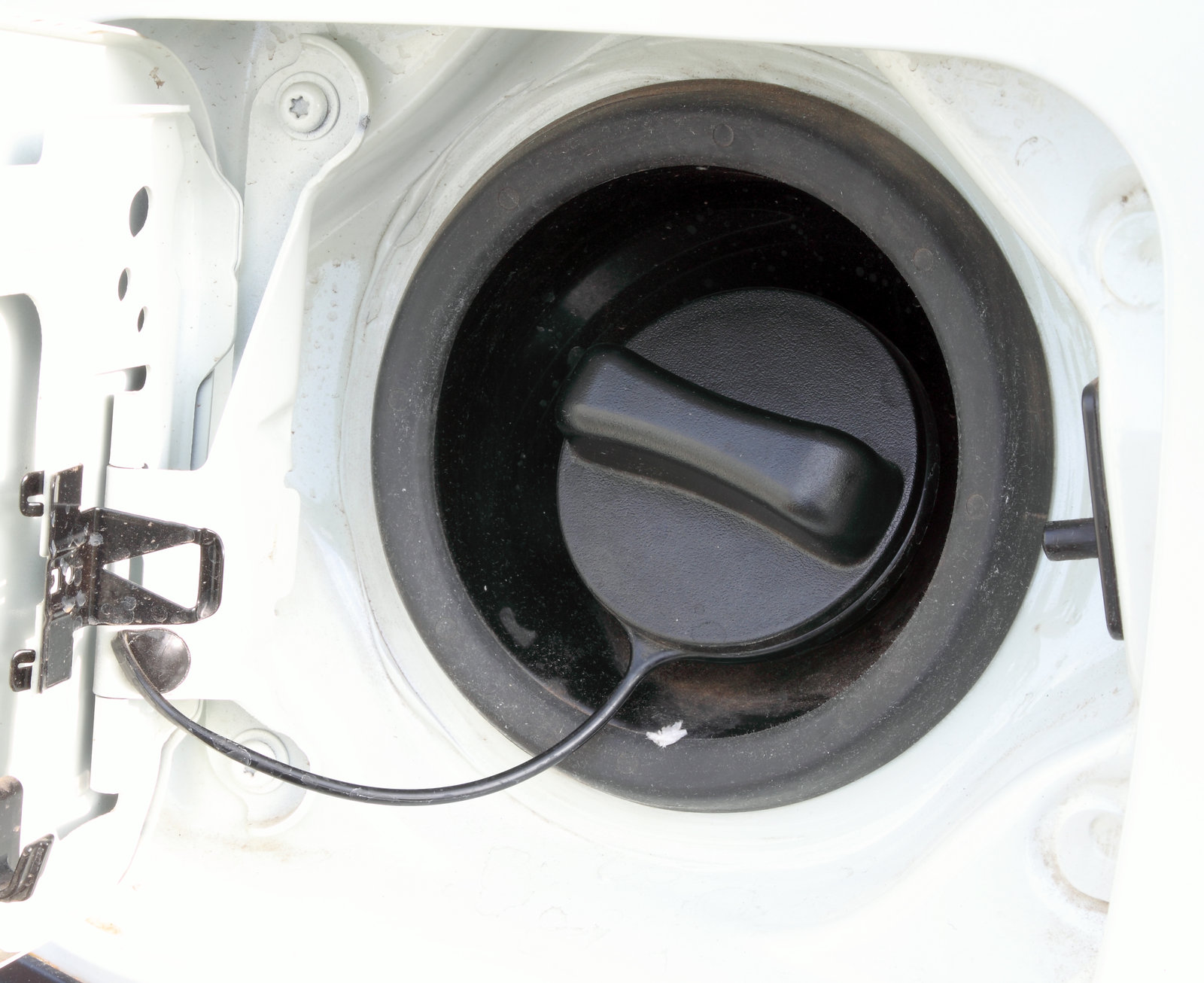 Close up of a gas cap