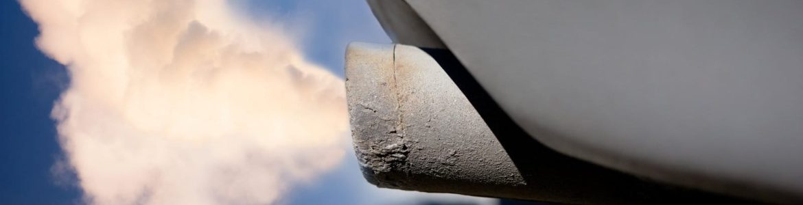 A Smoking Car Exhaust