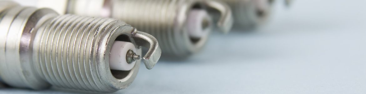 Close-up of spark plugs