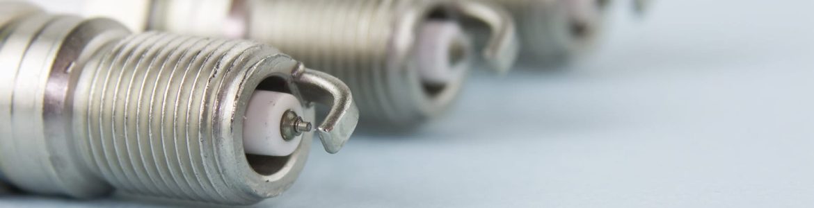 Close-up of spark plugs