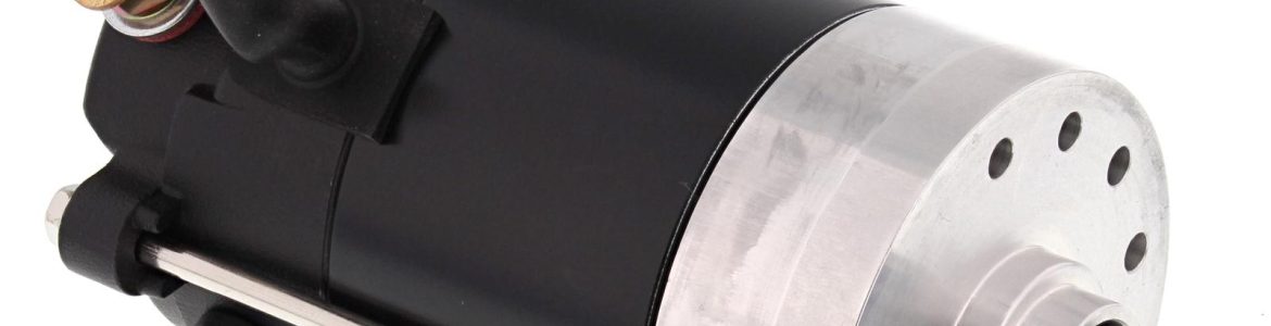 A photo of a starter motor A photo of a starter motor